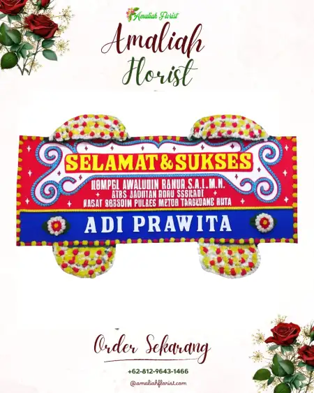 Papan Bunga Ucapan Selamat Jetaklengkong